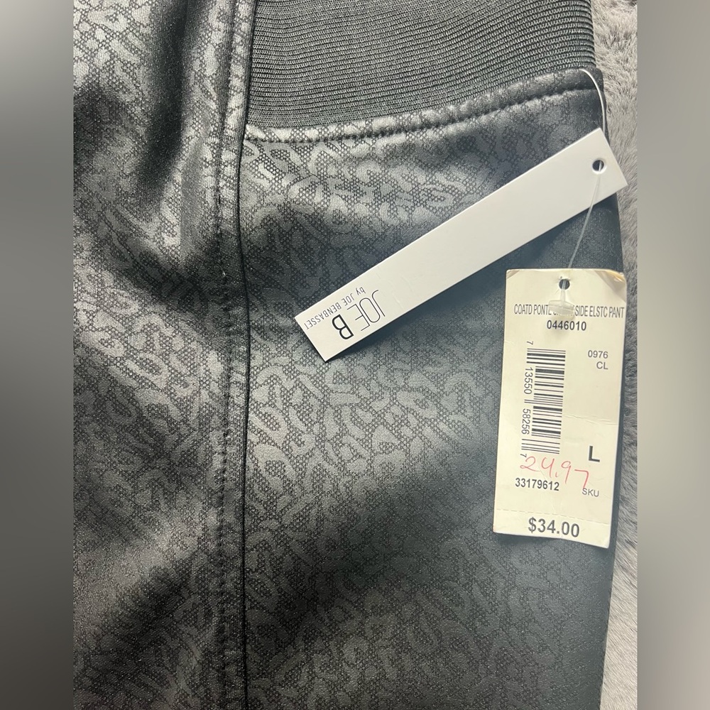 Black Faux Leather Pants - Picture 4 of 5